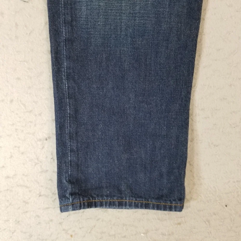 Levi's 514 jeans men's 36x29 relaxed fit straight blue denim pants retro